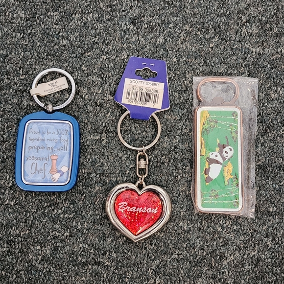 Keychain Bottle Opener Bundle Red Multi OS - Picture 2 of 9